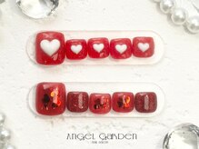 エンジェルガーデン 青山店(Angelgarden)/赤ハートネイル