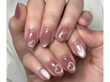 Best Nail 銀座店【ワンホンネイル・スカルプ・パラジェル・上品ジェルネイル】/ハートマグネットネイル