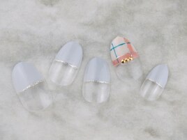 ☆ハーフクリアネイル☆