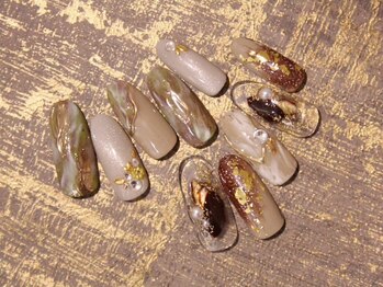 ラルネイル 大宮(Lull. nail)/*ニュアンス*チョコ*