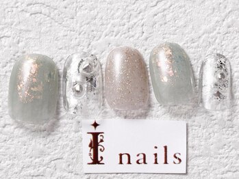 アイネイルズ 梅田店(I nails)/奥行きニュアンスシンプル¥7700