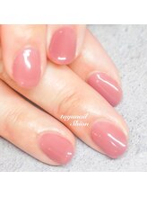たゆ ネイル(たゆnail)/シンプルナチュラルピンクネイル