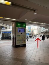 星のアカリ治療院 横浜店/相鉄線改札～当院までの道順２