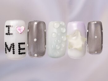 ジェミーネイル シンジュク(Jemiy nail shinjuku)/個性派ドット星￥9480