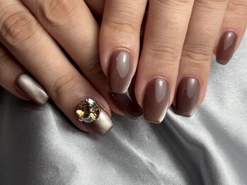 ファン ネイルサロン スクール(Fun)/秋色プラスワンジュエリー