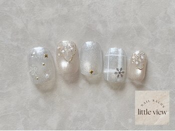 リトルビュー(little view)/スノーチェック×雪の結晶