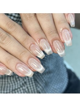 ウニ ネイル(uni nail)の写真/シンプルだからこそ際立つ美フォルム☆ちゅるんとした質感と丁寧なケアで洗練された上品な手元へ導きます♪