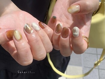 サトリネイルルーム 西宮北口(satori nail room)/夕焼け＊
