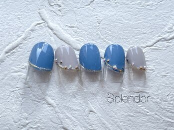 ネイルサロン スプレンダー(Splendor)/丸フレンチ