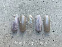 サロンストロベリームーン(Salon Strawberry Moon)/大人ニュアンスネイル　￥7980