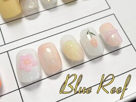 春のふんわりネイル