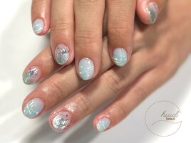 フィルイン/夏ネイル