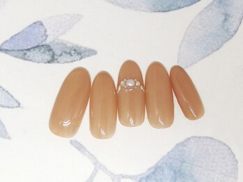 ネイルライフ(NailLife)/オフィスシンプルパーツフレンチ