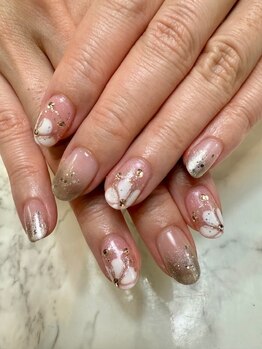 ネイルベース ネイル ケア サロン ミウラ(miura)/定額春ネイル