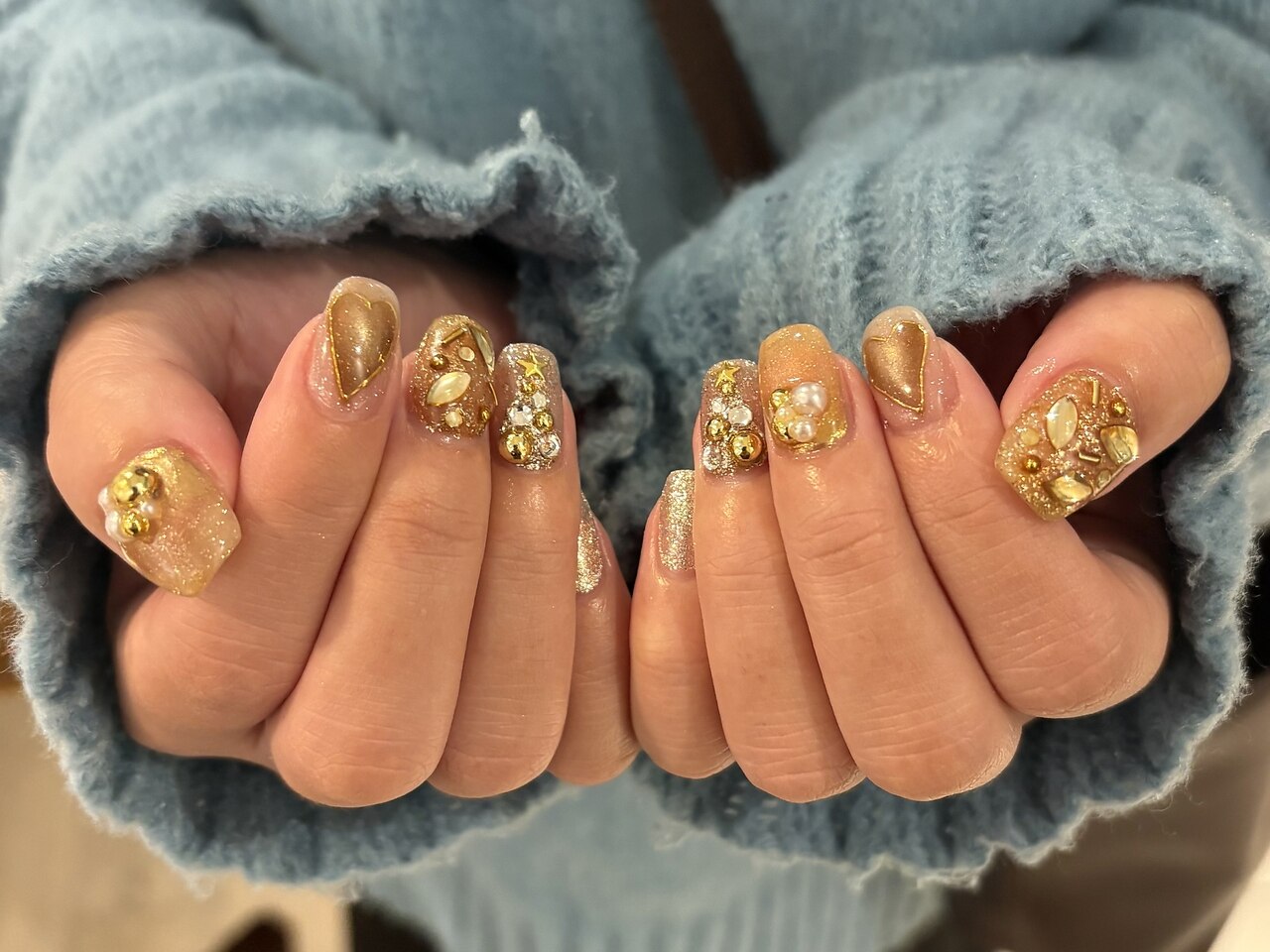 102))クリスマスネイル ネイルチップ ハートネイル 韓国 フレンチガーリー 102))クリスマスネイル ネイルチップ ハートネイル 韓国 フレンチ