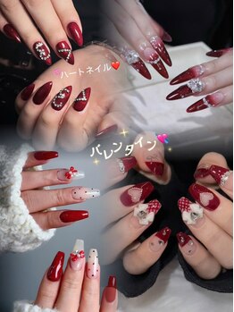 リナネイルサロン 池袋(Lina nail salon)/バレンタインネイル