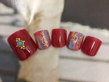 ネイルサロン リリオ(Nail Salon Ririo)/エスニックフットネイル