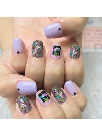 シースルー押し花