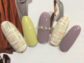 ネイルサロン リリオ(Nail Salon Ririo)/ツイードネイル
