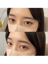 眉毛のメニューが豊富♪美眉スタイリング、ハリウッドブロウリフトで綺麗な眉毛に♪