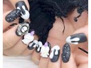 マットネイル ゆめかわ 黒