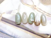 フルールソンネイル(fleur son nail)/4月定額デザインアート