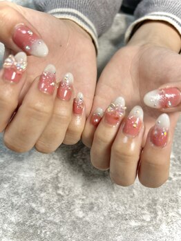 シードットネイル(Cee.nail)/リボンネイル