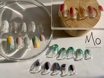 マミーナオレンジ 本八幡店の写真/【平日12-17時限定◆パラジェルトレンドアート ¥6500】女性の幸福度が上がるネイルは華やかに♪
