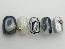 アイネイルズ 池袋店(I-nails)/ブルーマーブル