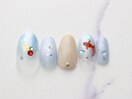 手描き金魚ネイル全員￥8500