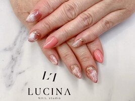 W-895 ピンクマグネットネイル