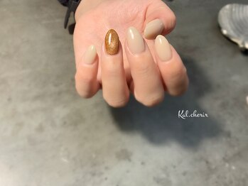 カル シェリール(Kal.cherir)/ivory × beige magnet