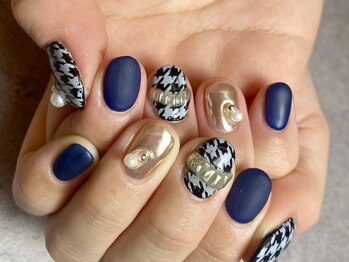 ジェムネイル(Jem Nail)/千鳥格子