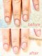 ニコリネイル(nikori nail)の写真/【ハンドケアメニュー有】ジェルネイルしなくても綺麗に見える自爪へ！爪の形にコンプレックスがある人に◎