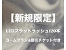 【9月ご新規様限定】LEDフラット120本　コームブラシ+次回チケット付　￥6900