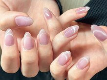 ヌル ネイル 堀江(NURU NAIL HORIE)/Cuteマグフレンチアレンジ☆