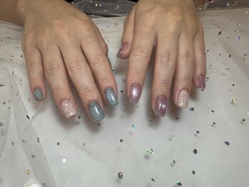 ネイルアンバー 西向田店(Nail amber)/2本アート♪