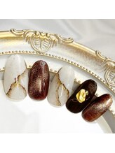 ネイルルーム(Nail Room)/大理石風ネイル