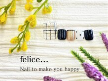 ネイルサロン フェリーチェ(felice)/【定額フットネイル】¥8500