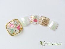 エリクサーネイル 神田(Elixir Nail)/フットやり放題 /クーポン使用