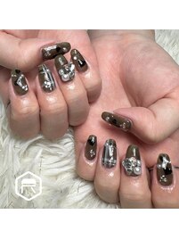 チェックネイル