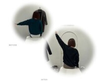 整体ライト 仙台ハピナ名掛丁店(整体LIGHT)/ 肩の可動域のbefore & after