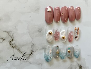 アメリ(Amelie)の写真/ネイルデビューの方は【ケア込★デザインコース】がオススメ◎ツヤと発色の良さがポイント★