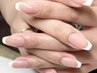hand＊フレンチネイルクリアベース☆ドライケア込