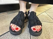 ウノプリール ネイル 茶屋町店(unopulir nail)/【ワンカラーフット】浜野