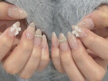 ルネネイル(Lune nail)/リボンネイル