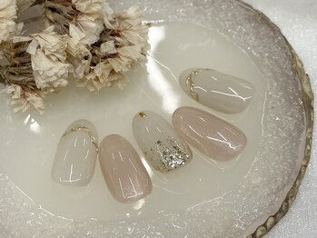 ラメ ミラー ニュアンス