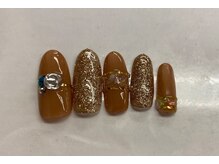 トータルビューティーサロン ドールズ(total beauty salon Dolls)/ブラウン　ラインテープ担当植田