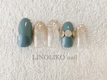 リノリコネイル 元住吉(Lino Liko nail)/2月☆7500円定額デザイン