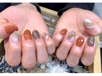 シンプルニュアンスネイル